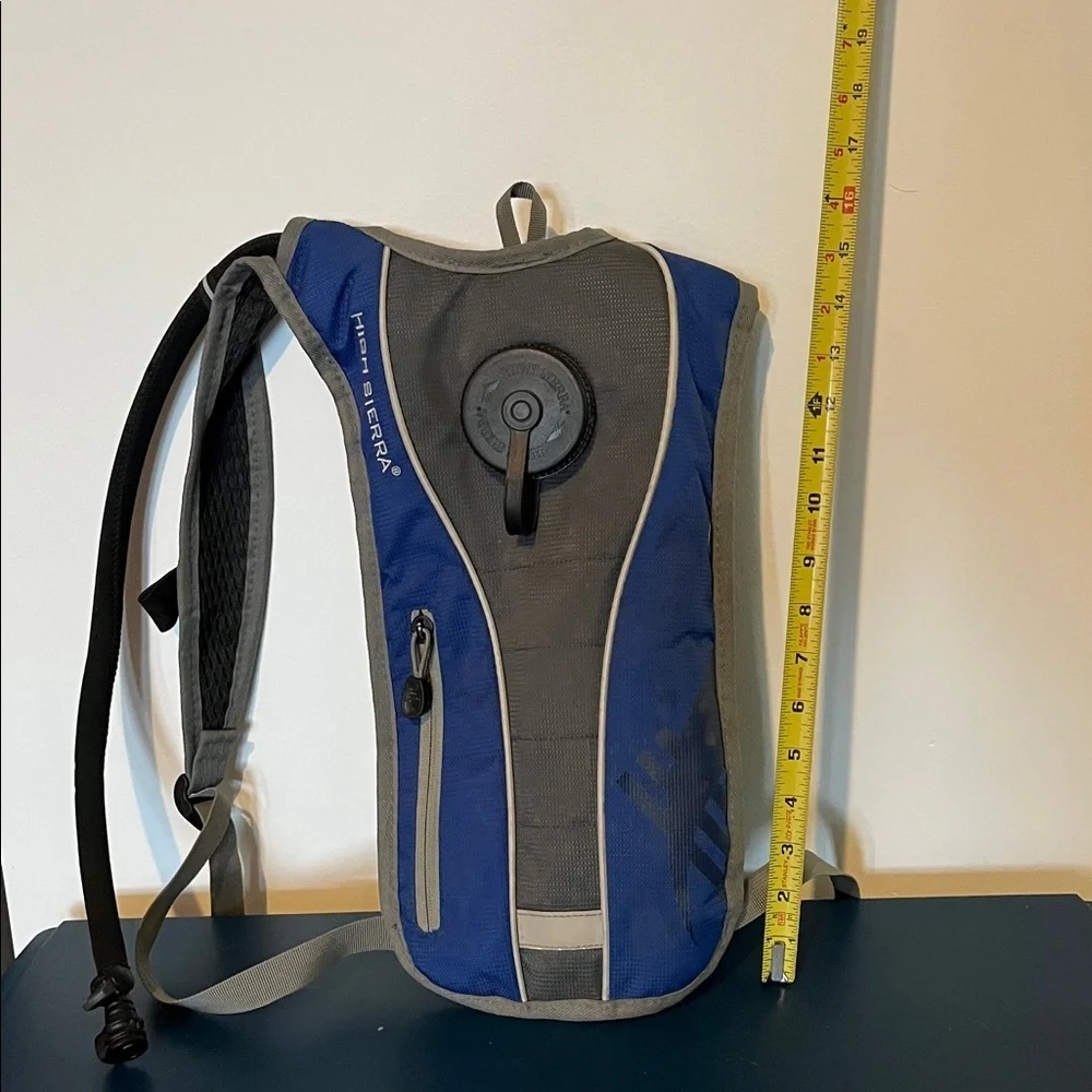 High Sierra Blue and Gray hydration Backpack